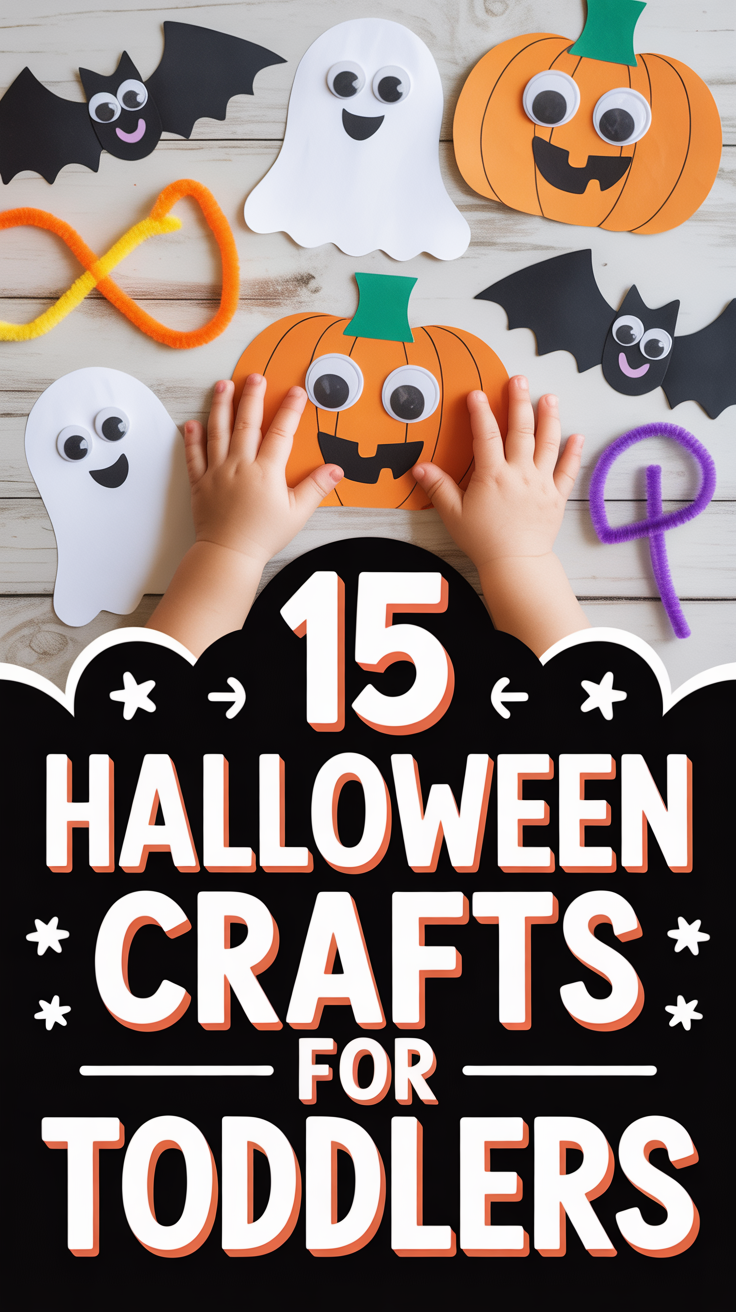 🎃 15 Halloween Crafts For Toddlers