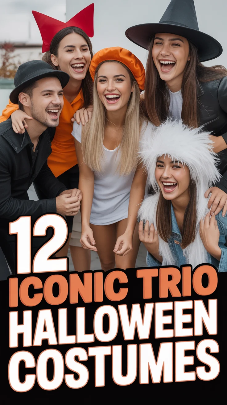 👩‍👨‍👩 12 Iconic Trio Halloween Costumes