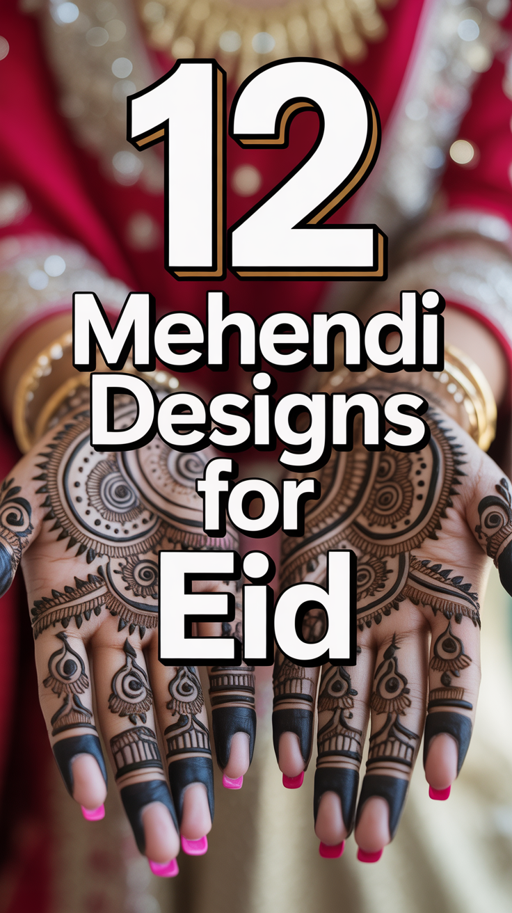 ✨ 12 Mehendi Designs For Eid