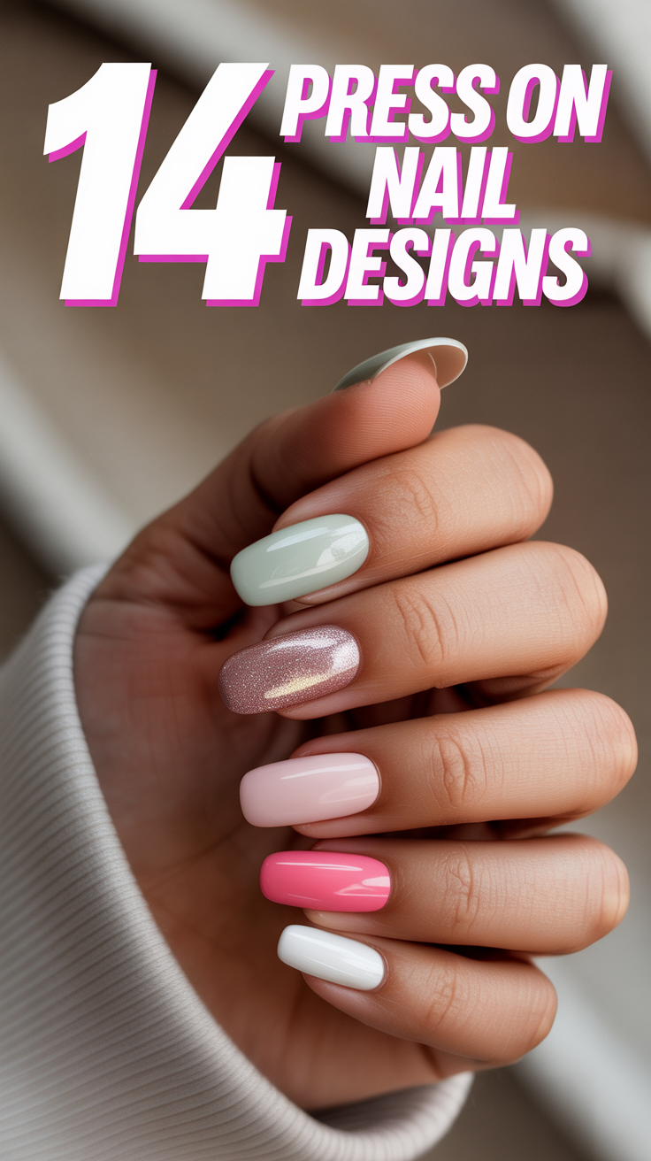 💅 14 Press On Nail Designs