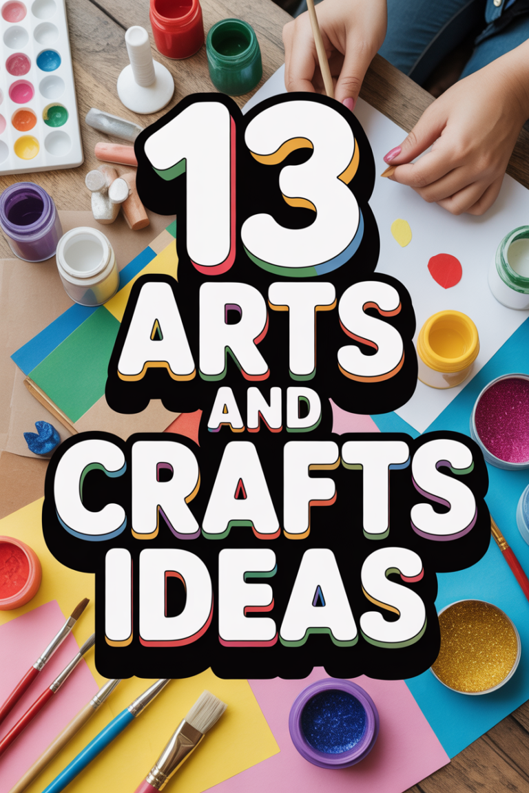 🎨 13 Arts And Crafts Ideas