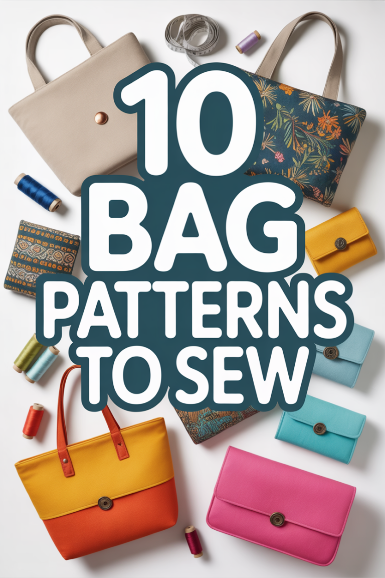 👜 10 Bag Patterns To Sew