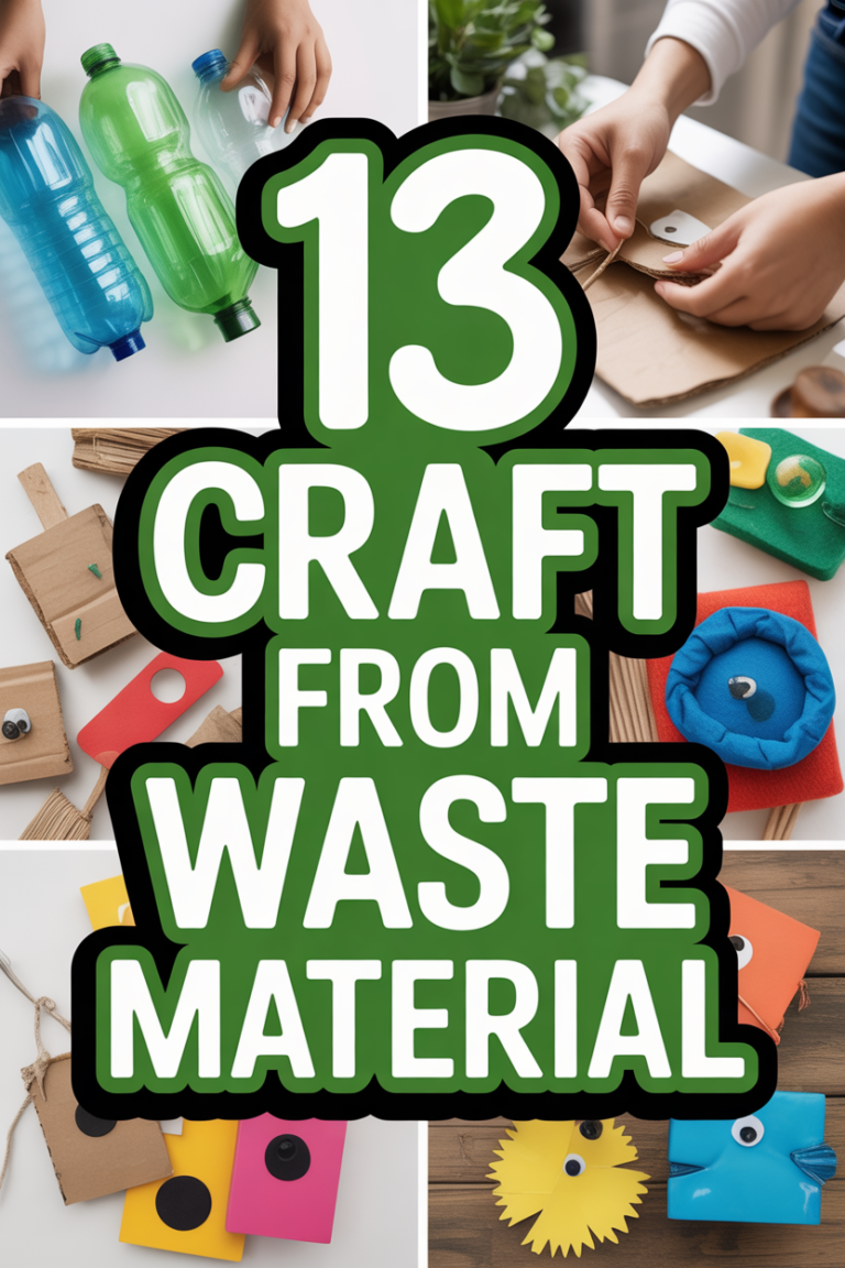♻️ 13 Craft From Waste Material