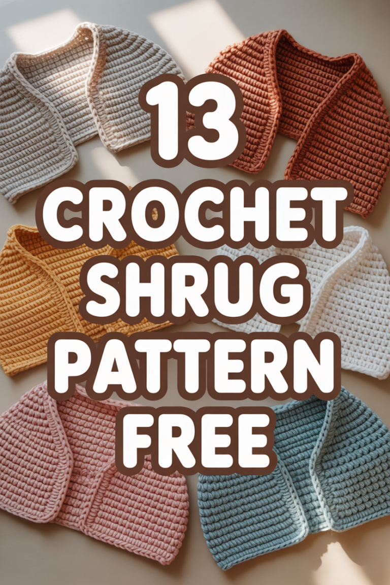 🧶 13 Crochet Shrug Pattern Free