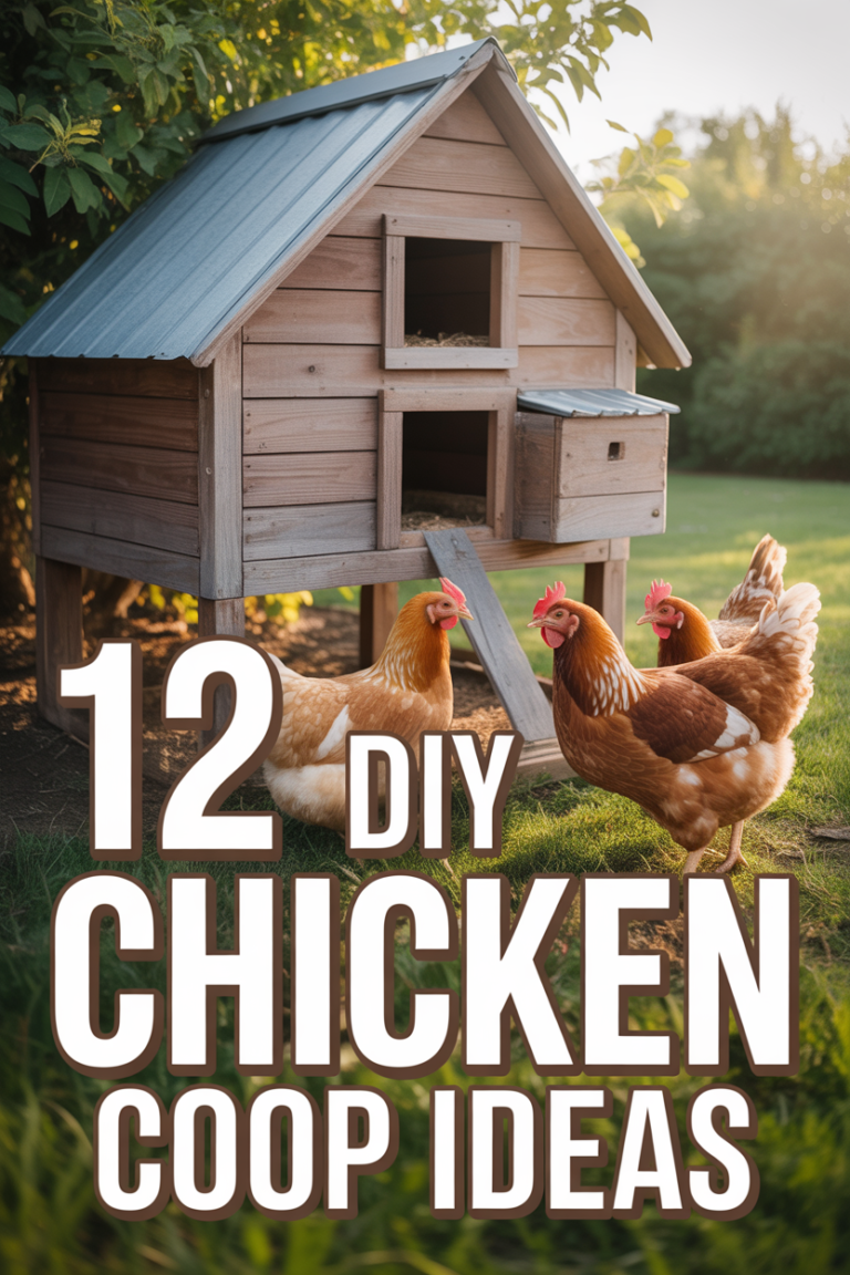 🐔 12 DIY Chicken Coop Ideas