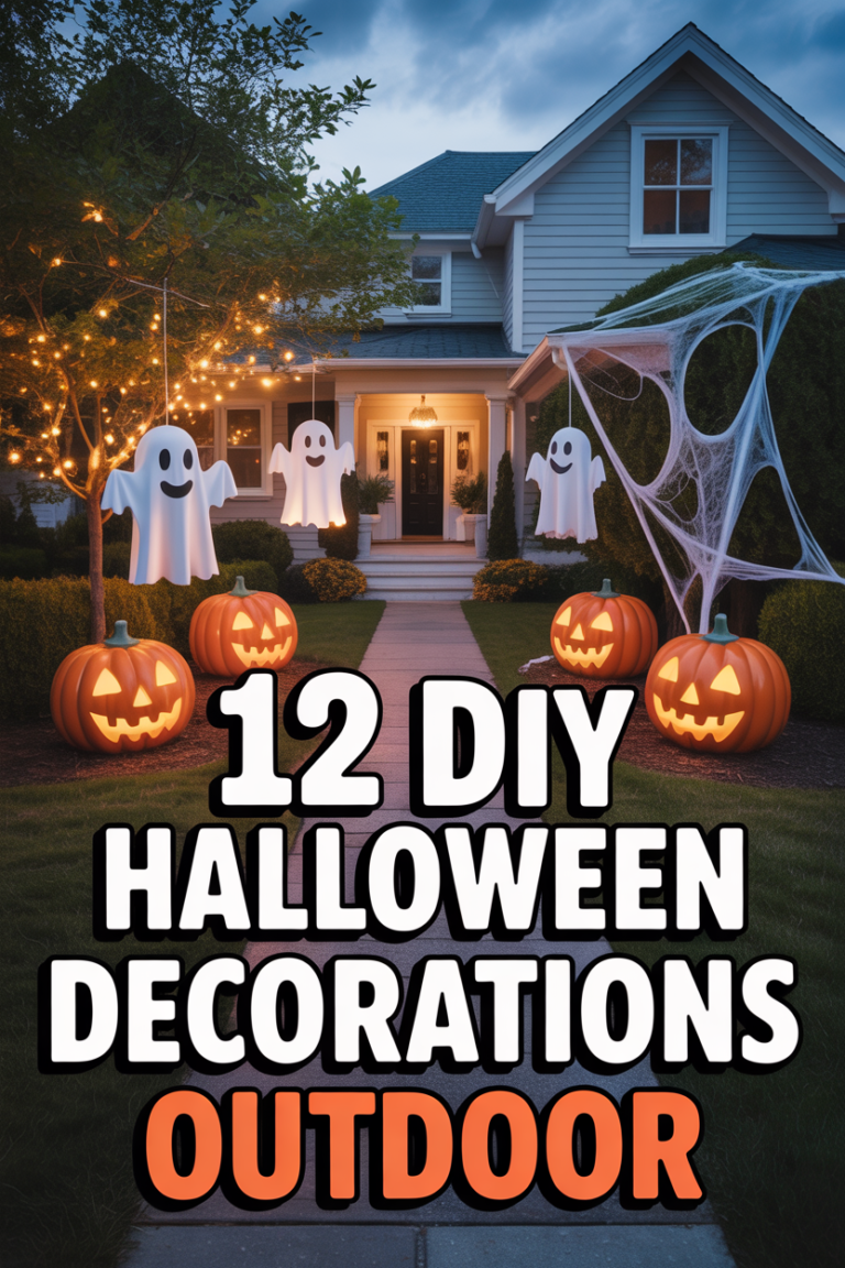 🎃 12 DIY Halloween Decorations Outdoor