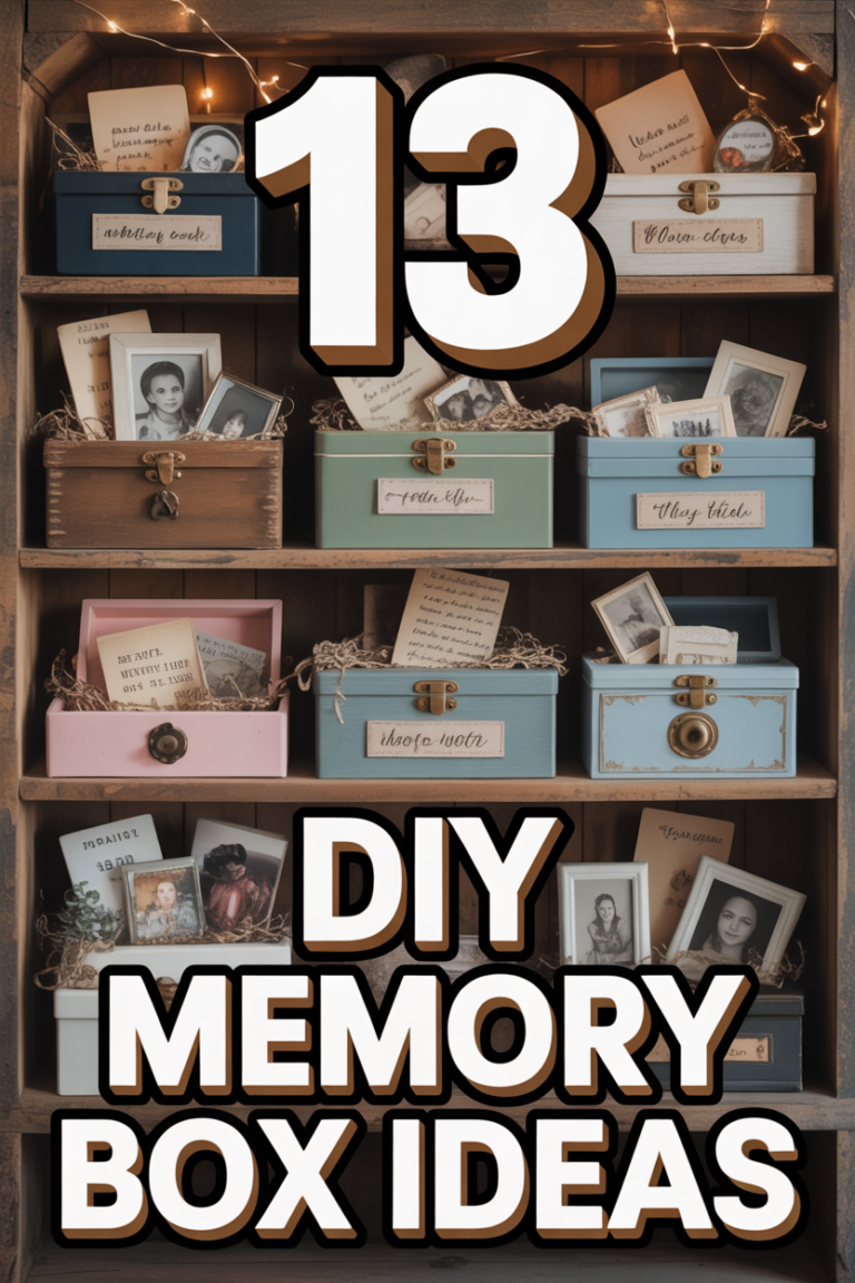 🎁 13 DIY Memory Box Ideas