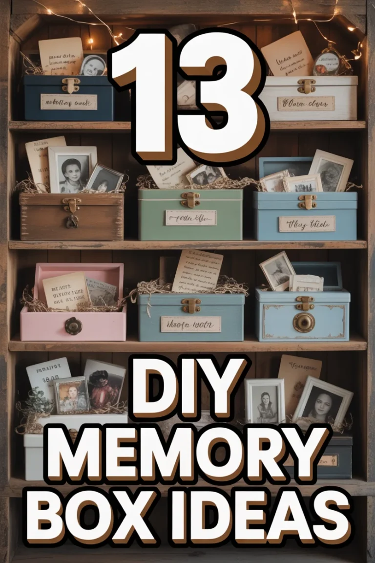 🎁 13 DIY Memory Box Ideas