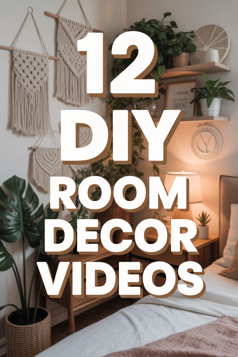 ✨ 12 DIY Room Decor Videos