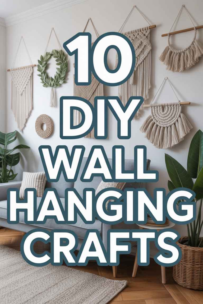✨ 10 DIY Wall Hanging Crafts