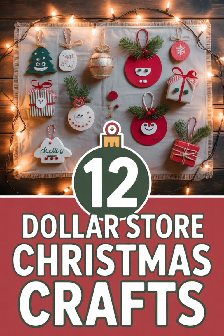 ✨ 12 Dollar Store Christmas Crafts