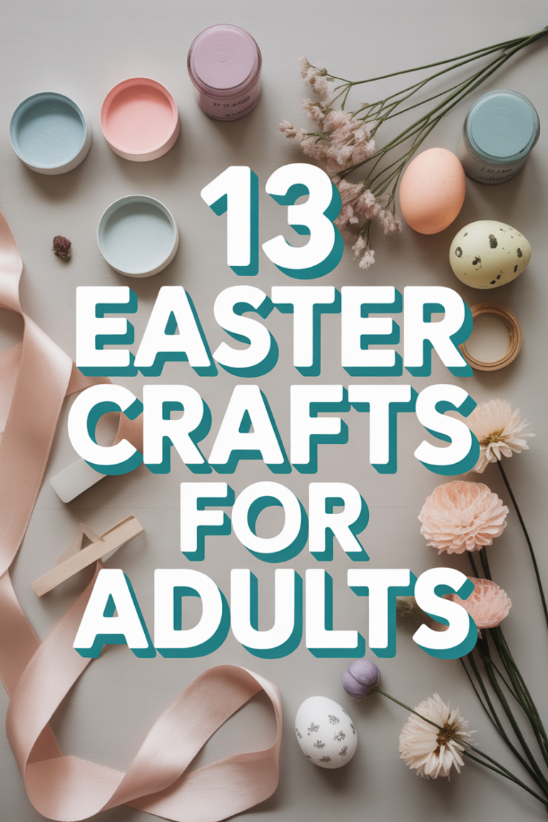 🐥 13 Easter Crafts For Adults