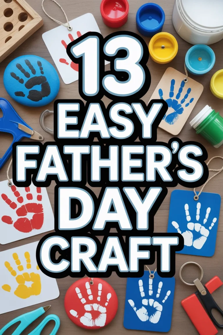 🔧 13 Easy Fathers Day Craft