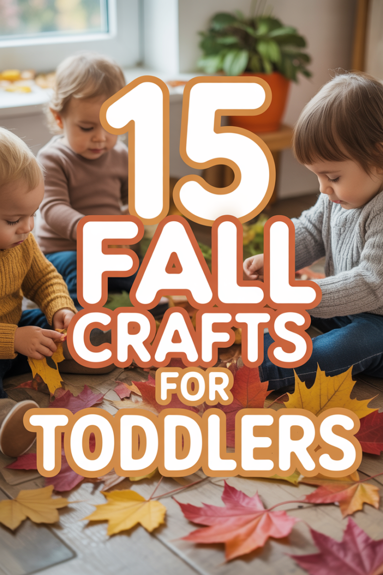 🍂 15 Fall Crafts For Toddlers