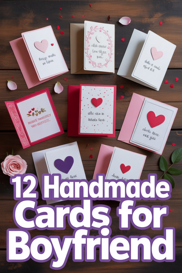 💜 12 Handmade Cards For Boyfriend