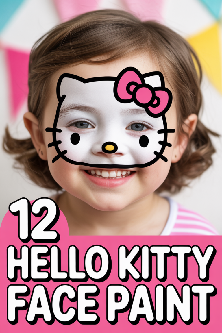 🎀 12 Hello Kitty Face Paint