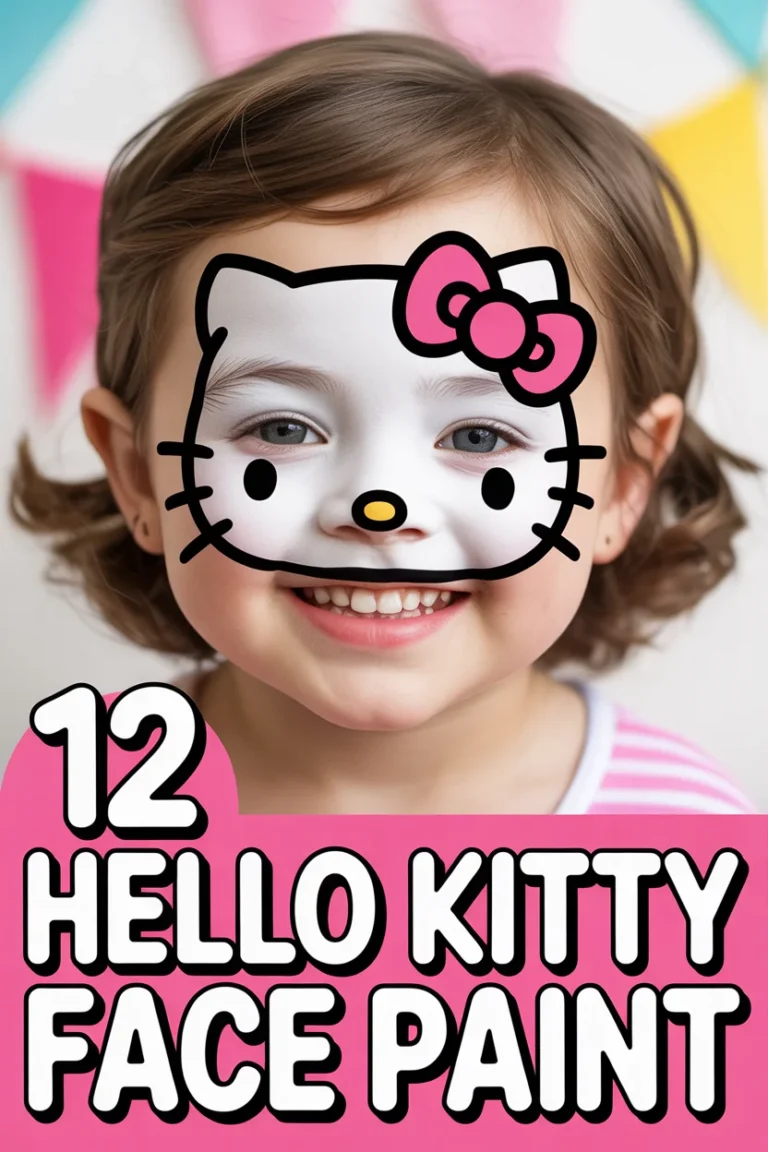 🎀 12 Hello Kitty Face Paint