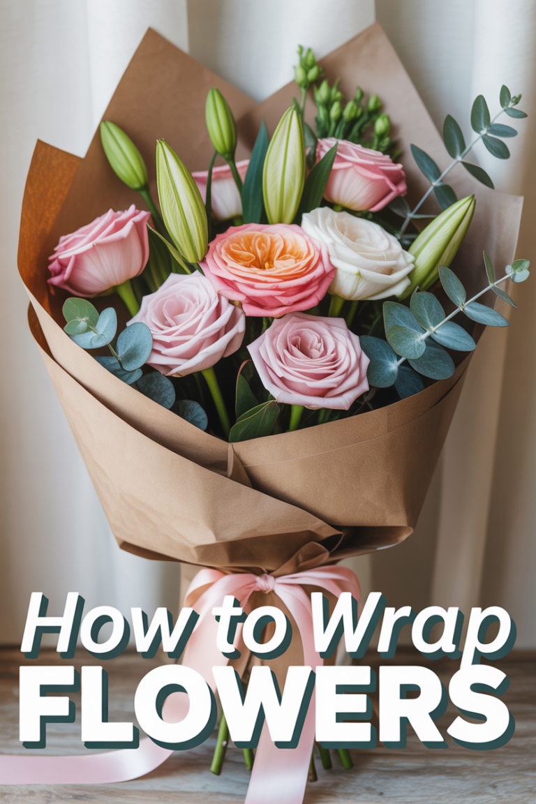 How To Wrap Flowers