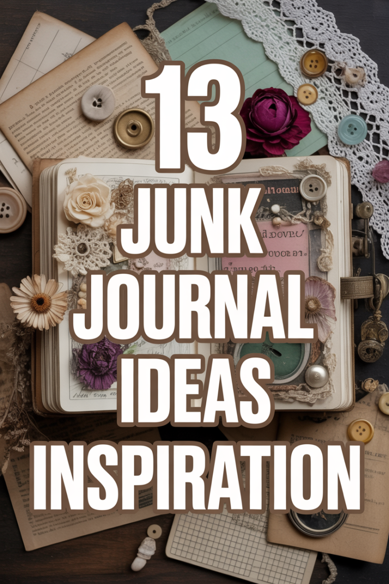 📓 13 Junk Journal Ideas Inspiration