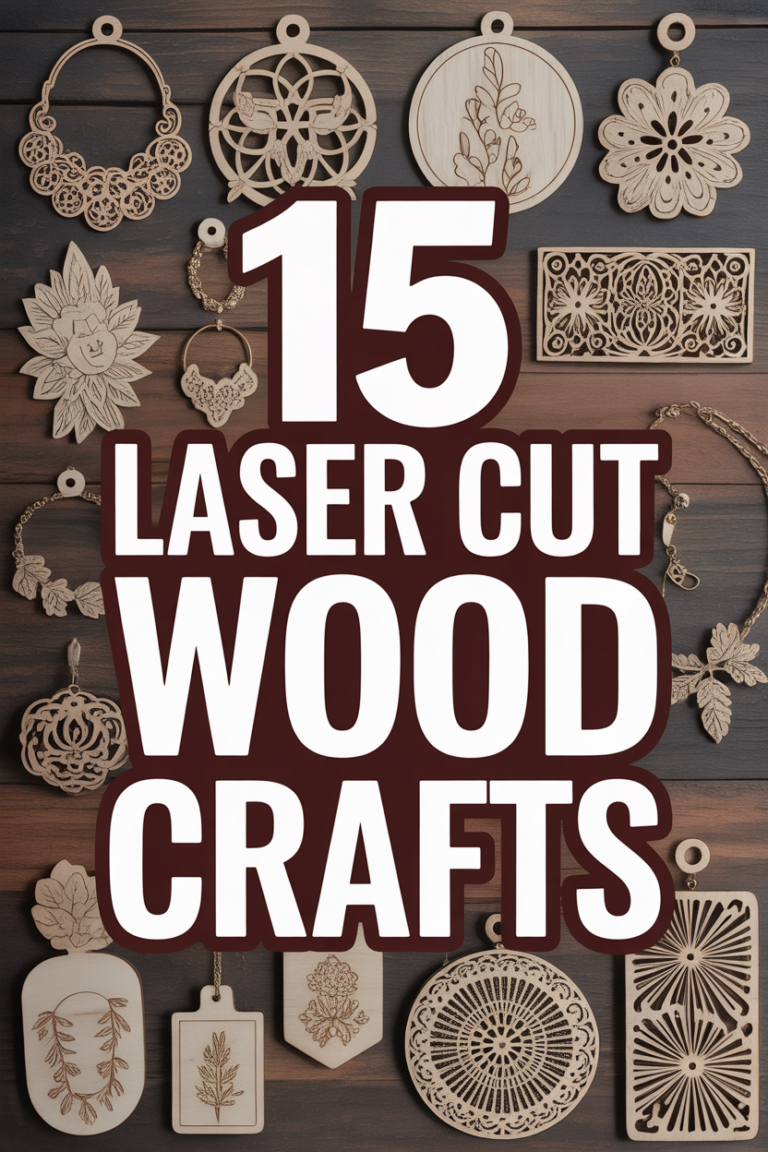 🪵 15 Laser Cut Wood Crafts