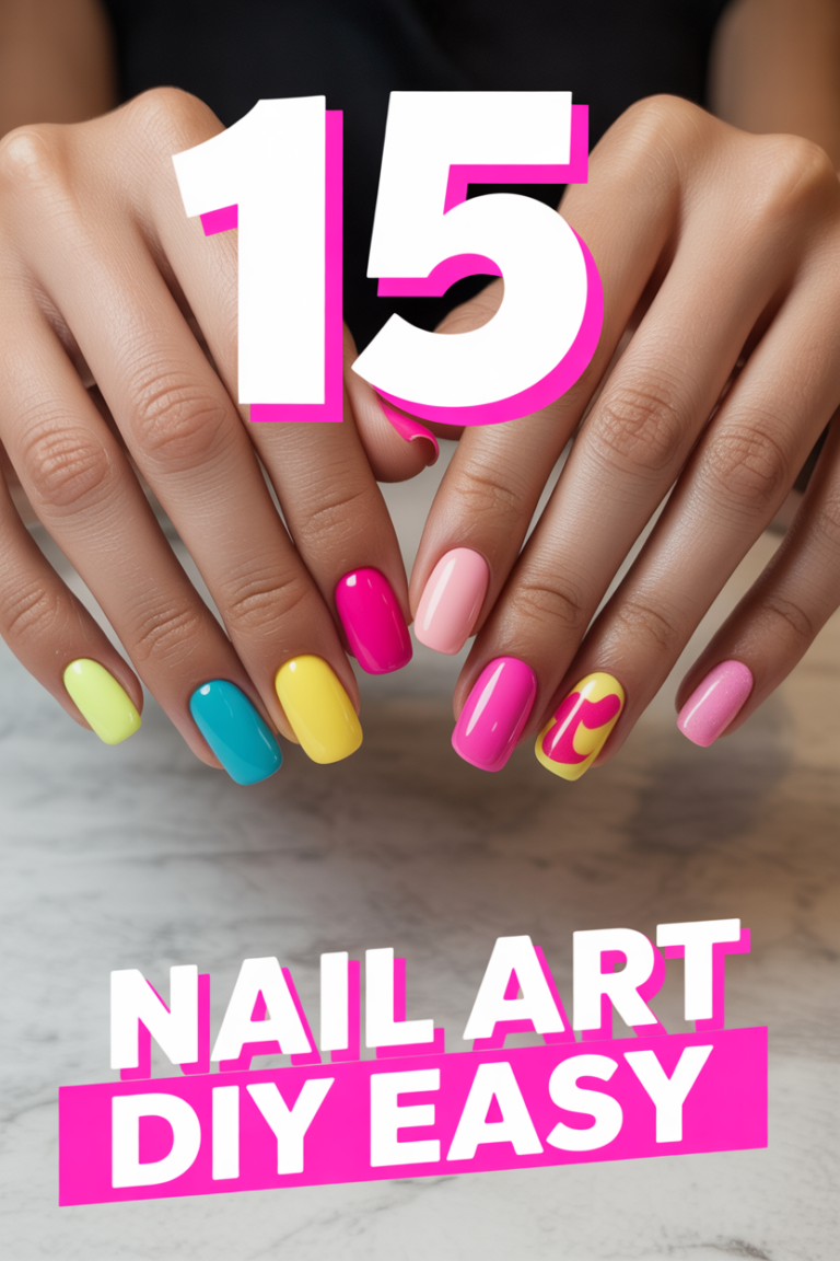 ✨ 15 Nail Art DIY Easy