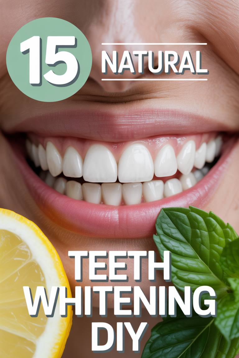 🧑 15 Natural Teeth Whitening DIY