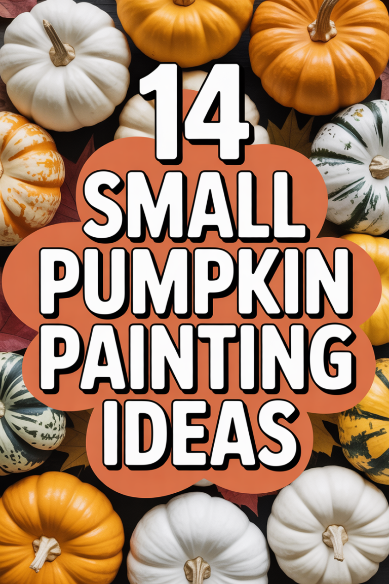 🎃 14 Small Pumpkin Painting Ideas