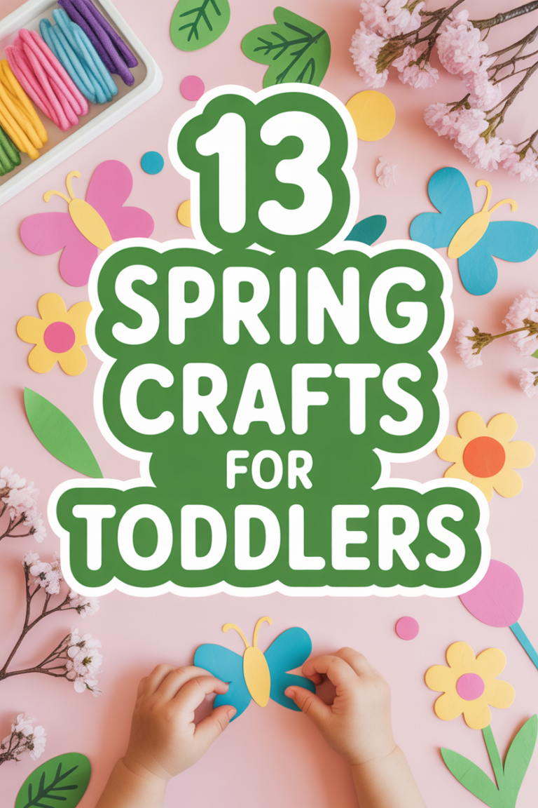 🌸 13 Spring Crafts For Toddlers