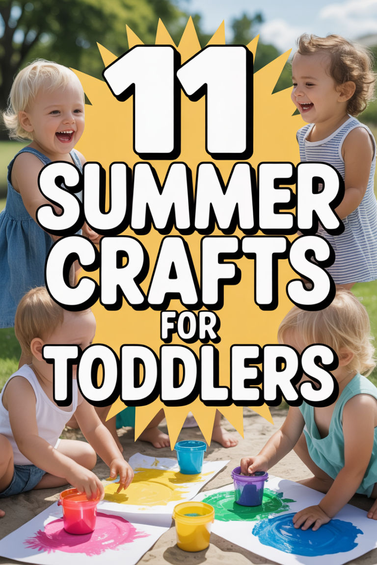 ☀️ 11 Summer Crafts For Toddlers