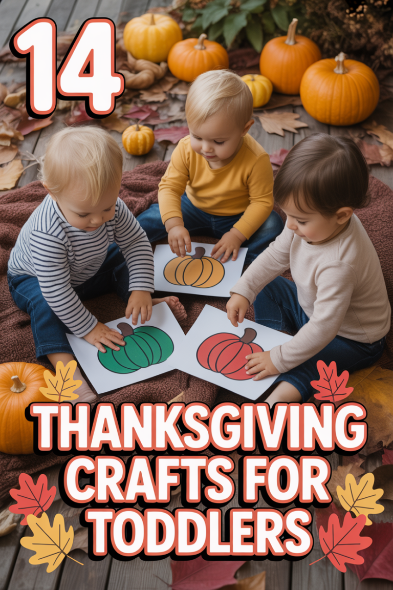🍂 14 Thanksgiving Crafts For Toddlers