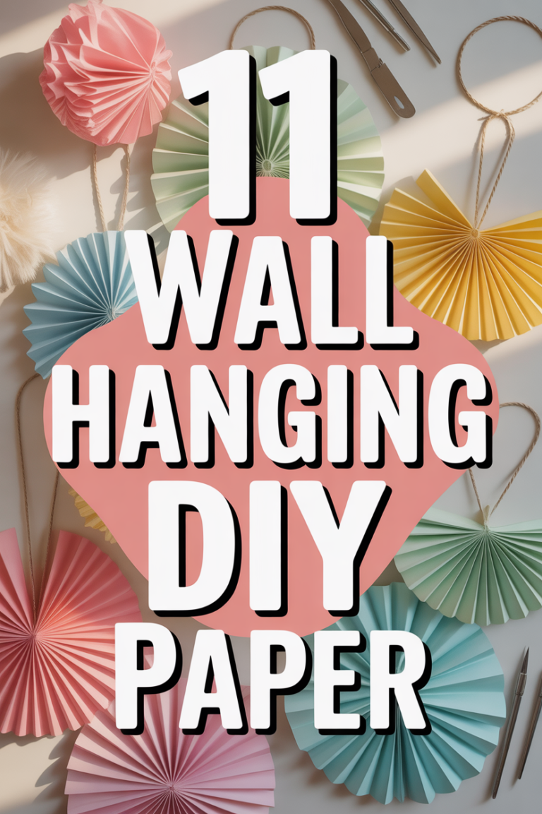 📄 11 Wall Hanging DIY Paper