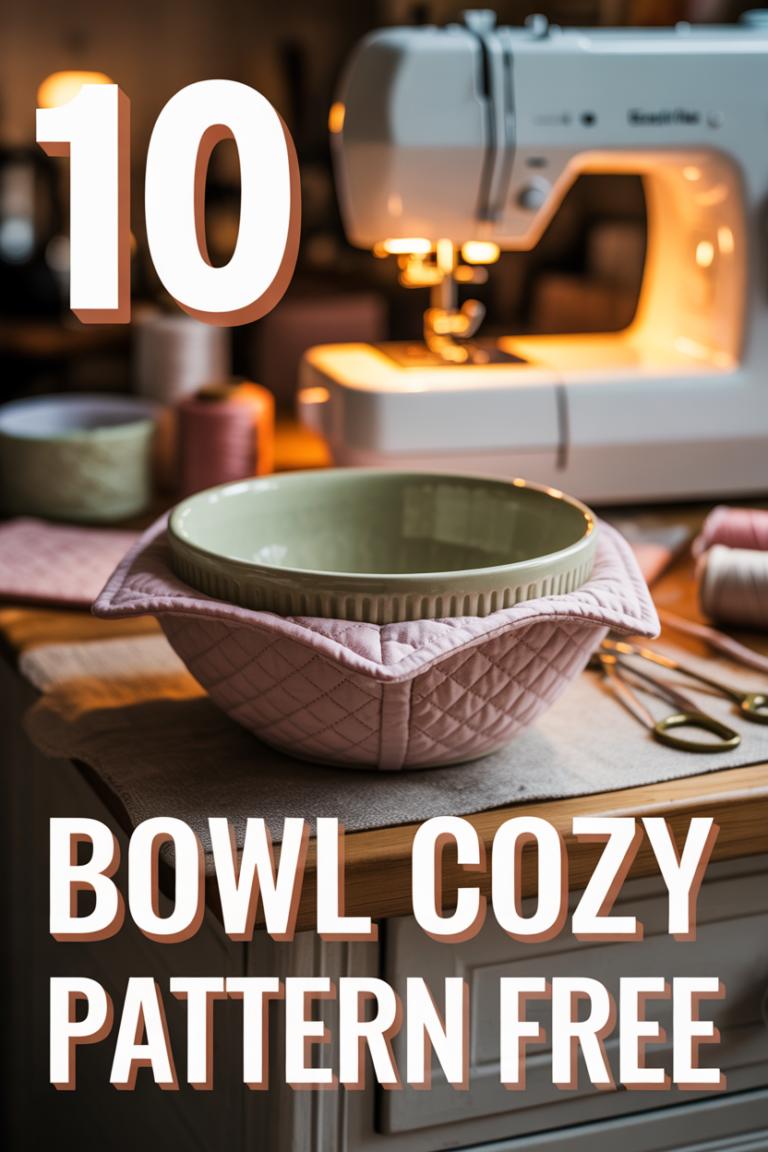🧵 10 Bowl Cozy Pattern Free