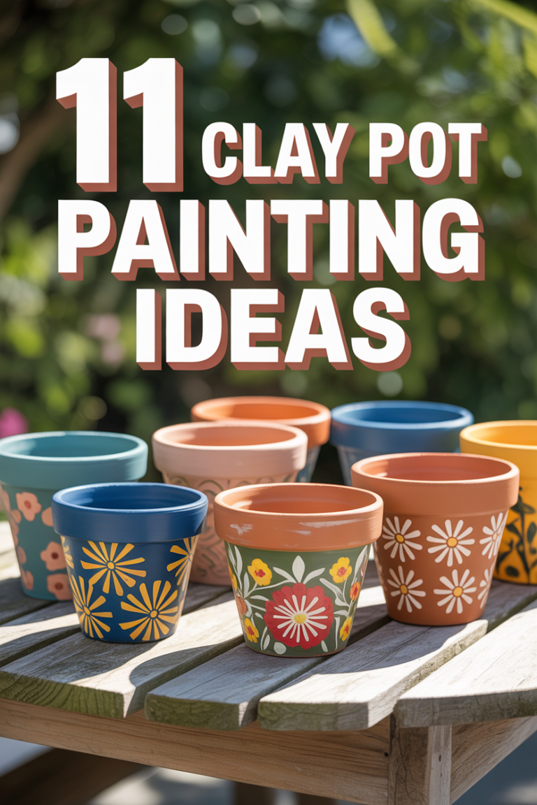 🎨 11 Clay Pot Painting Ideas