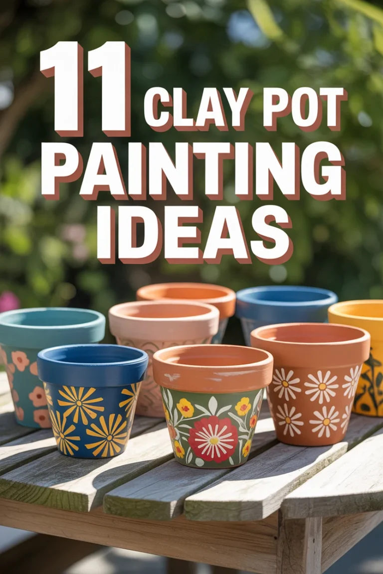 🎨 11 Clay Pot Painting Ideas