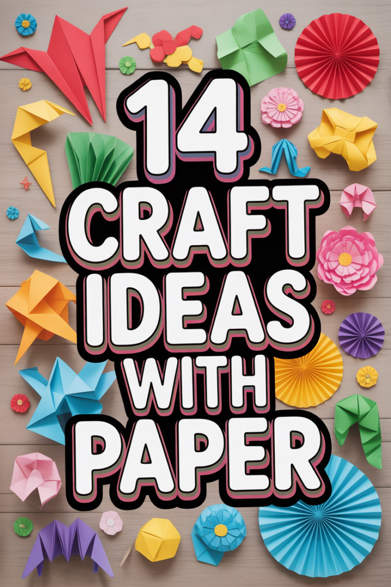 ✂️ 14 Craft Ideas With Paper