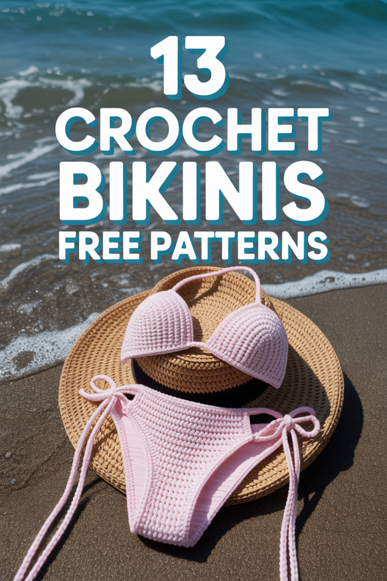 👙 13 Crochet Bikinis Free Patterns
