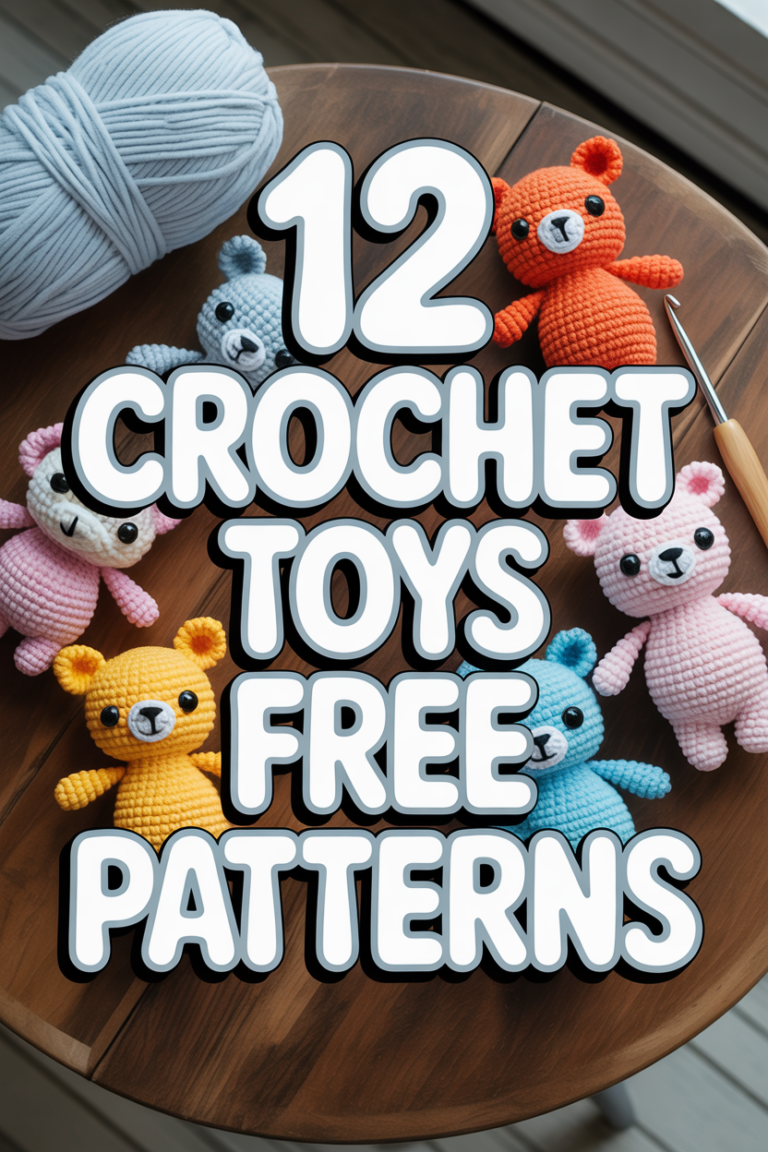 🧶 12 Crochet Toys Free Patterns