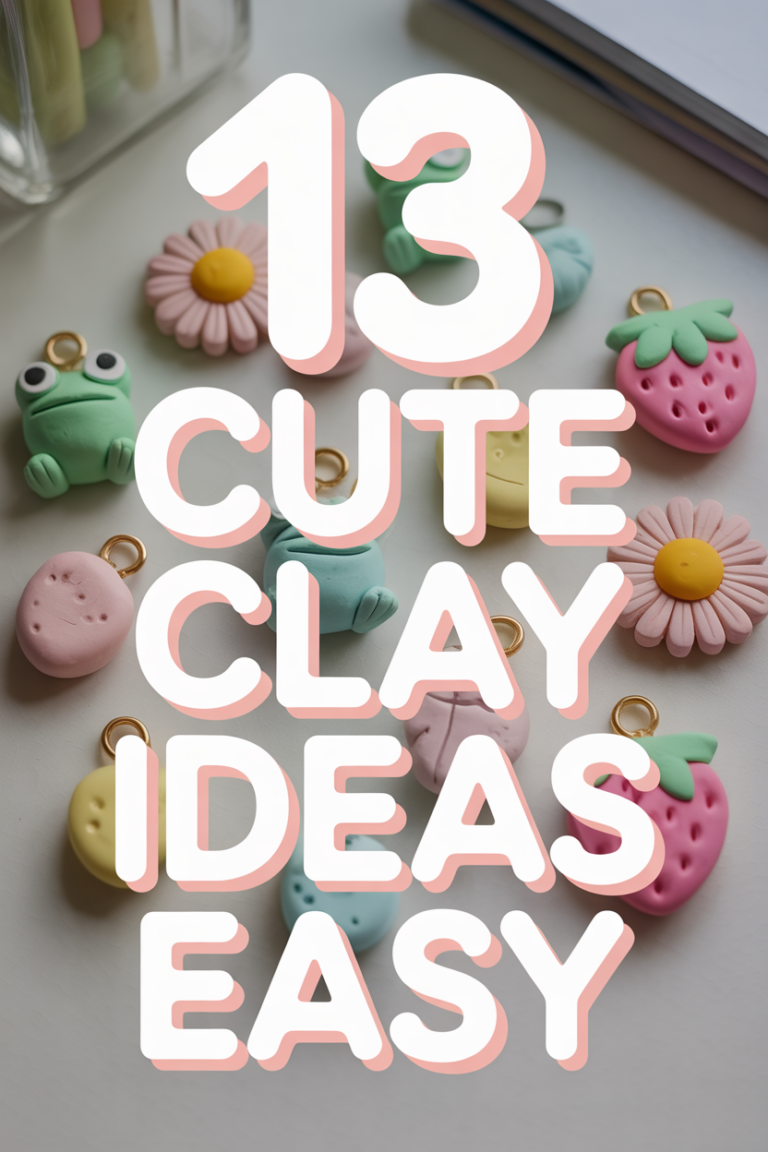 🎨 13 Cute Clay Ideas Easy