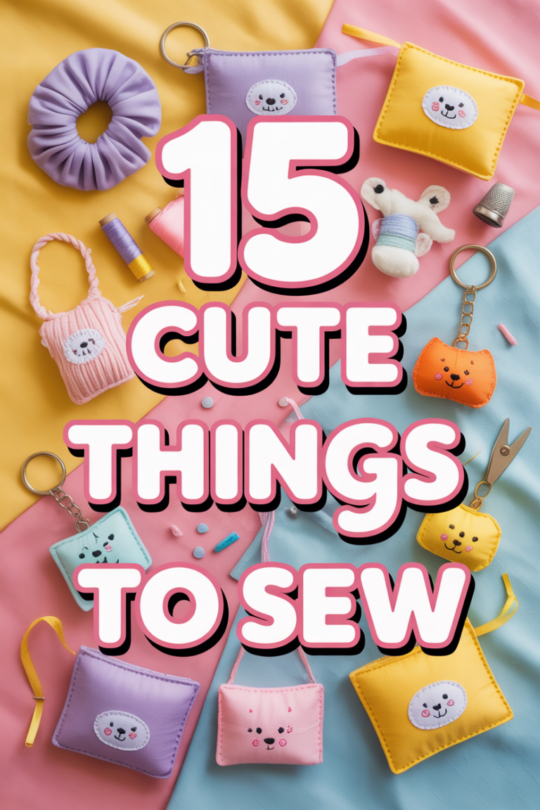 🧴 15 Cute Things To Sew