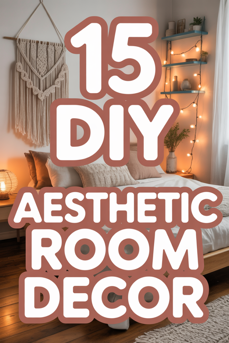 ✨ 15 DIY Aesthetic Room Decor