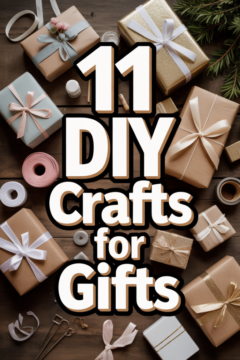 🎁 11 DIY Crafts For Gifts