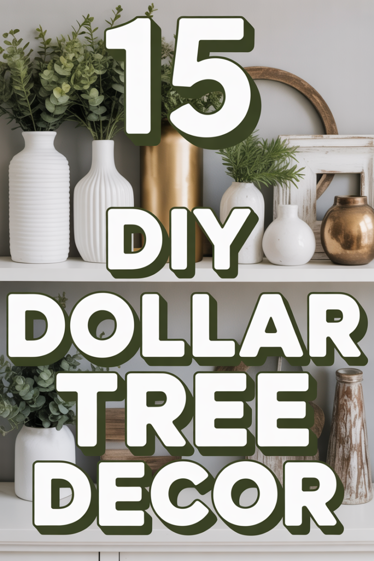 🎨 15 DIY Dollar Tree Decor