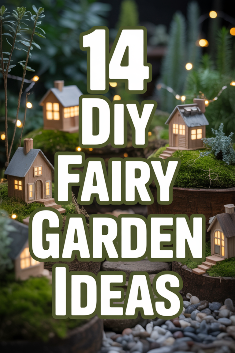 ✨ 14 DIY Fairy Garden Ideas