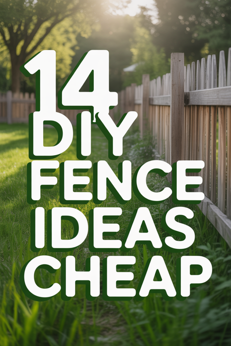 🌿 14 DIY Fence Ideas Cheap