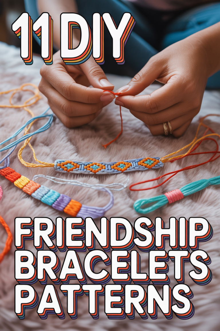 🌈 11 DIY Friendship Bracelets Patterns