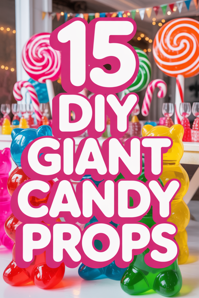 🍭 15 DIY Giant Candy Props