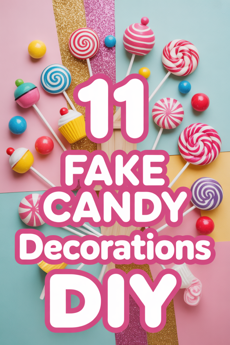 🍭 11 Fake Candy Decorations DIY