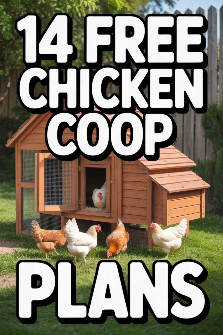 🐔 14 Free Chicken Coop Plans