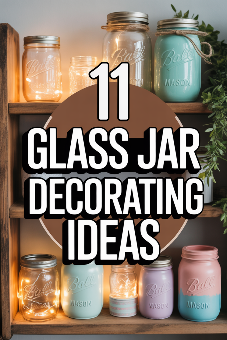 🎨 11 Glass Jar Decorating Ideas