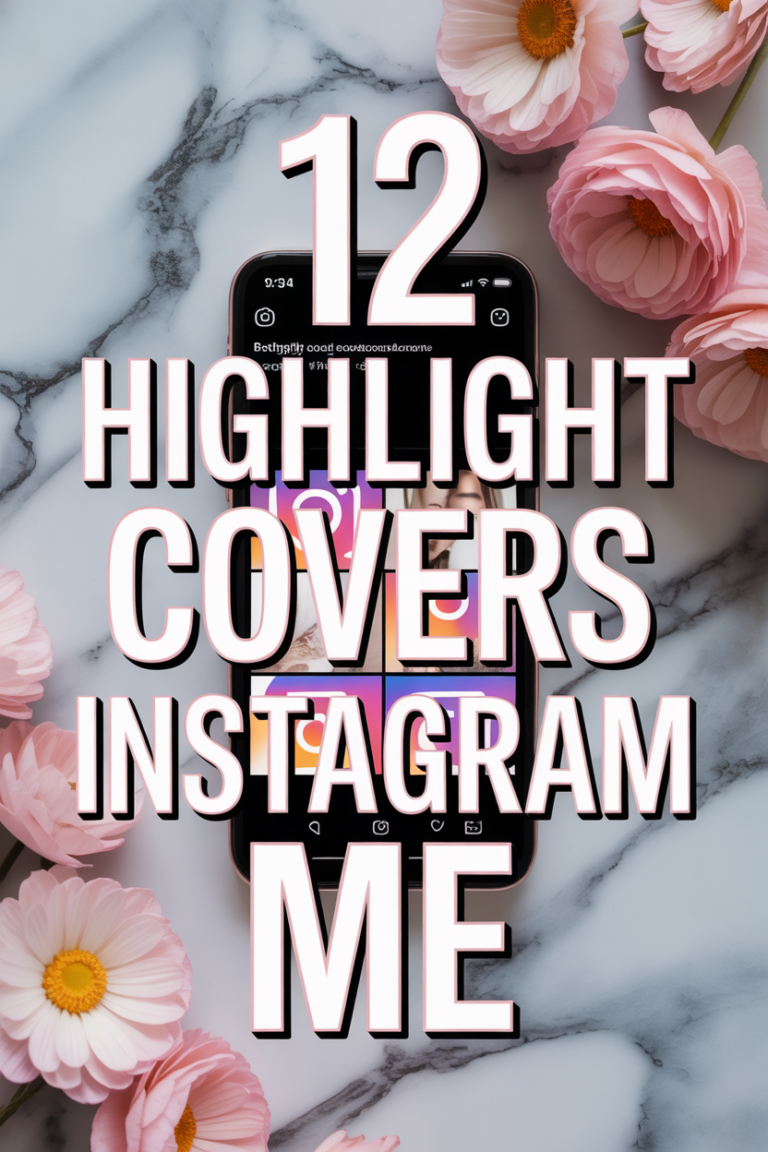 ✨ 12 Highlight Covers Instagram Me